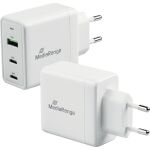 GaN Schnellladeadapter (Eurostecker), 65W, 2x USB-C und...