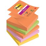 Haftnotiz Super Sticky Z-Note, 76 x 76 mm, 5 x 90 Blatt,...