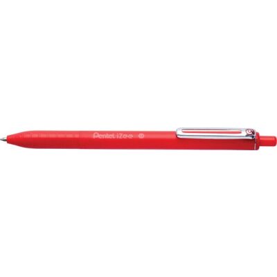 Kugelschreiber 0,5 mm, rot, weich schreibend, mit Metallclip, nachfüllbar mit Mine BXSE1002