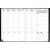 Wochenkalender Prenote VZ Impala  "Agenda Planing®", 1 Woche = 2 Seiten, Maße: 21 x 29,7 cm, schwarz