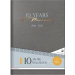 10-Jahreskalender, DIN A4, 2024-2033, 1 Seite = 1 Tag, 21...