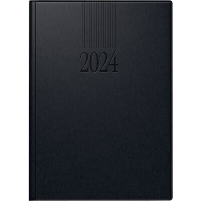 Buchkalender Roma 1, 2023, Balacron-Einband, 14,2 x 20 cm, 1 Seite = 1 Tag, 1 Seite Monatsübersicht vor jedem Monat, 416 Seiten, 70 g/qm, viersprachig: DE, FR, IT, EN, halbstündlich 7 - 22 Uhr, Klebebindung, Eckperforation, Monatsregisterschnitt, Jahresüb