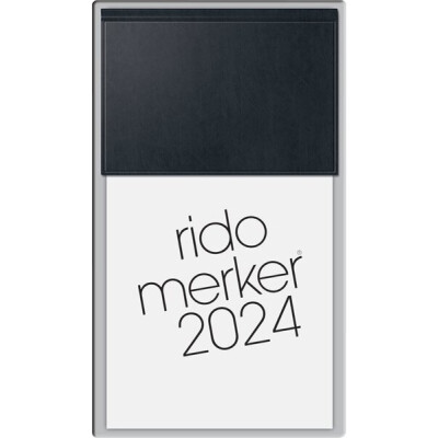 Tischkalender Merker, 2024, 1 Seite = 1 Tag, 10,8 x 20,1 cm, 368 Blatt, Druck: schwarz, 60 g/qm, von 7 - 21 Uhr, Tagesnotizen zum Abreißen, Jahresübersicht Vorjahr, aktuelles Jahr und Folgejahr, 4 Seiten Monatsplan Folgejahr, 1 Seite Notizen blanko, auswe