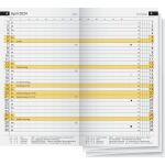 Plankalender Miniplaner Kalender-Einlage d15, 2 Seiten =...