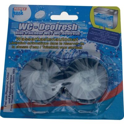 WC-Deofresh für Wasserkastenautomat, frei von Mikroplastik, 2x 45 g