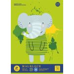 Green Malblock A4, 100 Blatt, 70 g/qm, 2 Motive