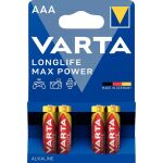 Batterie Micro, AAA, LR03, Longlife Max Power, 4er Pack,...