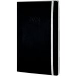Chronobook Black & White, DIN A5, 2024, Wochenplan, 1...