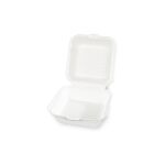 Sobsy Hamburgerbox, aus Zuckerrohr, Abmessung (offen):...