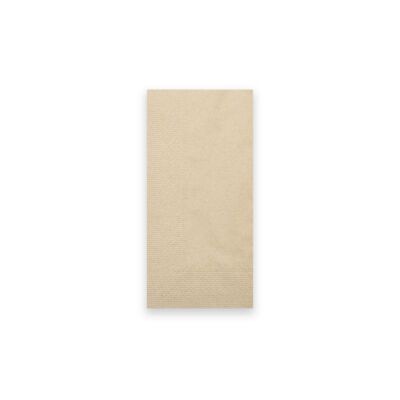 Sobsy Servietten, recyclingfähig, 400 x 400 mm, braun, VE: 4x250 Stück