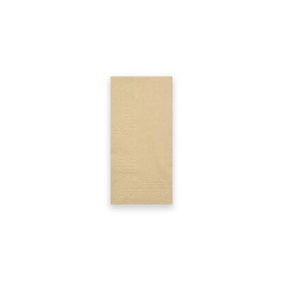 Sobsy Servietten, recyclingfähig, 330 x 330 mm, braun, VE: 8x250 Stück