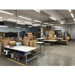 Packtisch System FLEX Grundtisch 2200x1000x690-960 mm, mit Anbauteilen - GEBRAUCHT