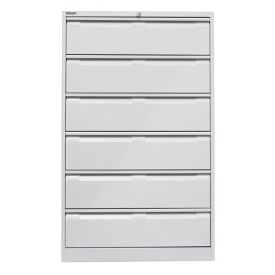 Karteischrank, 3-bahnig, (H x B x L) 1321 x 800 x 622 mm, lichtgrau