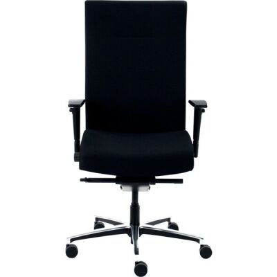 Bürodrehstuhl Titanos, Tragkraft 200 kg, (H x B x L) 1300 x 645 x 595 mm, schwarz