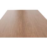 Tischplatte, (H x B x T) 25 x 1200 x 600 mm, nussbaum