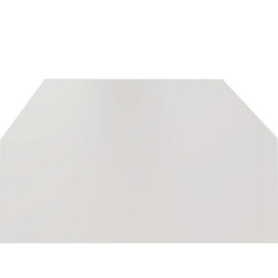 Tischplatte, (H x B x T) 25 x 1400 x 600 mm, lichtgrau