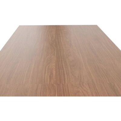 Tischplatte, (H x B x T) 25 x 1600 x 600 mm, nussbaum