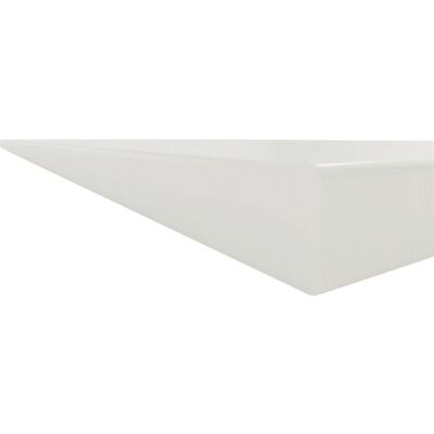 Tischplatte, (H x B x T) 25 x 1800 x 800 mm, weiß