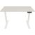 Tisch E-StarterTech, höhenverstellbar, Motor, (H x B x T) 725-1145 x 1200 x 600 mm, lichtgrau/verkehrsweiß