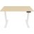 Tisch E-StarterTech, höhenverstellbar, Motor, (H x B x T) 725-1145 x 1200 x 600 mm, ahorn/verkehrsweiß