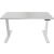 Tisch E-WonderTech, höhenverstellbar, 2 Motoren, (H x B x T) 655-1305 x 1800 x 800 mm, lichtgrau/verkehrsweiß