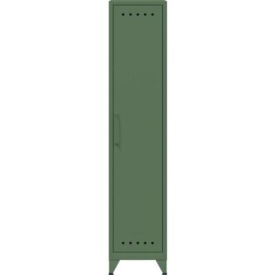Garderobenschrank Fern Locker, Kleiderstange, 1 Fachboden, (H x B x T) 1800 x 380 x 510 mm, olivgrün
