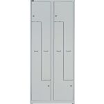 Z-Garderobenschrank Light, 4 Abteile (H x B x L) 1850 x...