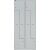 Z-Garderobenschrank Light, 4 Abteile (H x B x L) 1850 x 800 x 500 mm, lichtgrau