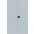 Flügeltürenschrank Universal, 4 Fachböden, (H x B x T) 1950 x 1200 x 500 mm, lichtgrau