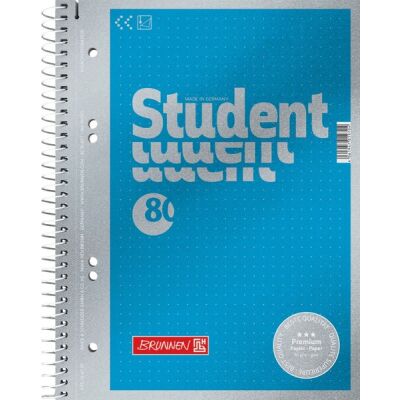 Collegeblock Premium Student, dotted, 90g/qm, 80 Blatt, DIN A5