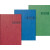 Taschenkalender 712, 7 x 10 cm, 1 Woche/2 Seiten, 128 Seiten, Jahresübersicht Vorjahr, aktuelles - und Folgejahr, mit Eckperforation, farblich sortiert (rot, blau, grün)