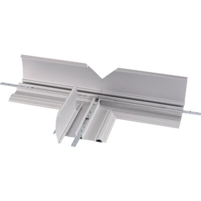 T-Verbindung 462, für Addit Kabelschutz, rutschfest, Aluminium, silber