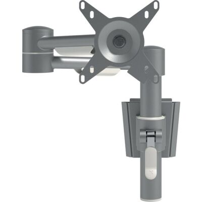 Monitorarm Viewmate Wand 042, verstellbar, bis 15 kg pro Monitor, Stahl, silber