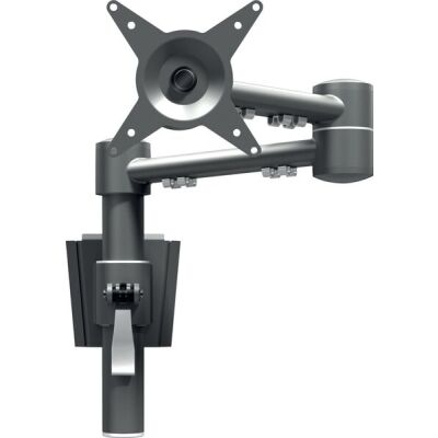 Monitorarm Viewmate Wand 052, verstellbar, bis 15 kg pro Monitor, Stahl, silber