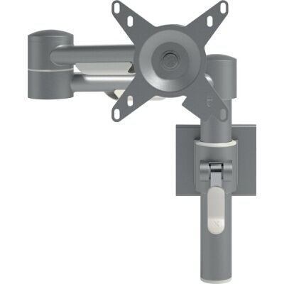 Monitorarm Viewmate Schienensystem 152, verstellbar, bis 15 kg pro Monitor, Stahl, silber