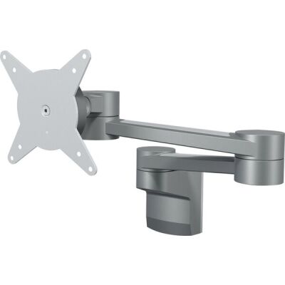 Monitorarm Viewlite Wand 222, Tiefeneinstellung unabhängig, bis 8 kg pro Monitor, Aluminium, silber