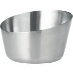 Snack und Dip Schale VISTA, Edelstahl, gebürstet