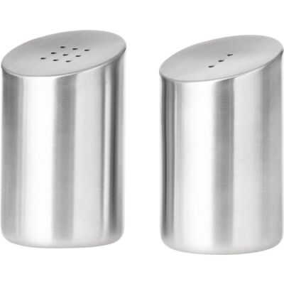 Salz- und Pfefferstreuer VISTA, Edelstahl, gebürstet