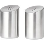 Salz- und Pfefferstreuer VISTA, Edelstahl, gebürstet