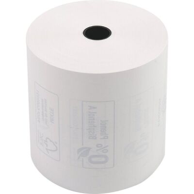 Thermorolle, phenolfrei, für Kassensysteme und Waagen, 80 x 72 mm x 76 m, 10 Rollen
