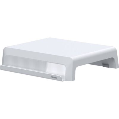 Breyta Monitor Ständer tragbar mit Handgriff, 3 Höheneinstellungen, aus 100% recycelbaren Materialien, weiß