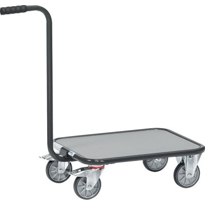 Griffroller 1161, Holzboden, TPE-Bereifung, bis 250 kg, anthrazitgrau