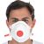 Atemschutzmasken FFP3 NR mit Ventil, Vlies, weiß, Universalgröße, 10 Stück