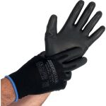 Feinstrickhandschuhe Black Ace Touch, PU-Beschichtung,...