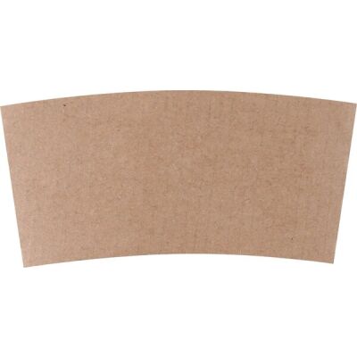 Bechermanschetten, Pappe, 200 ml, naturfarben, 25 Stück