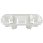 Bio Becherhalter Double, Zuckerrohr, kompostierbar,...