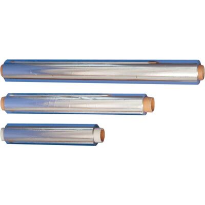 Aluminiumfolie, Cutterbox, 45 cm breit, 14 my, silber, 150 m