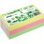 Haftnotiz, 125 x 75 mm, Brillant Mix gelb, pink, grün, 100 Blatt/Block, 6 Blöcke, Pergaminverpackung, FSC®-zertifiziert