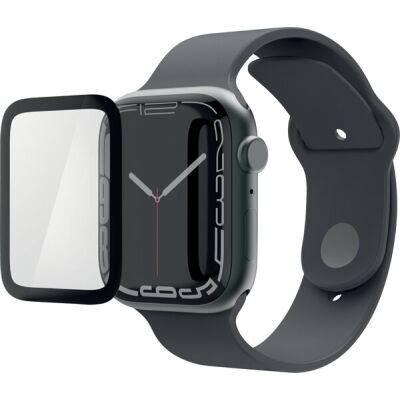 Displayschutz SuperHybrid für Apple Watch 7, 8, 9, Display 45 mm, farblos