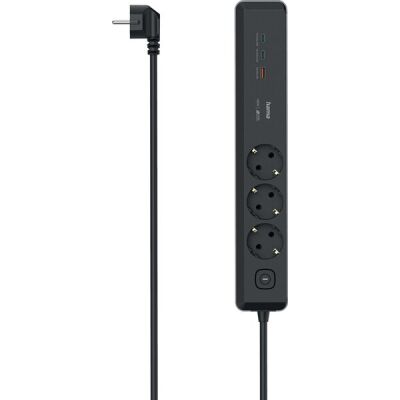 Steckdosenleiste, 3-fach, USB-C/A